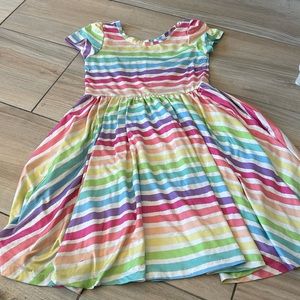 Charlie’s project rainbow twirl dress w/pockets size 7